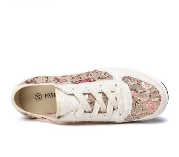 Lace breathable mesh sneakers